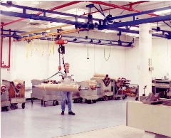 2000 lb Ceiling Mounted Work Station Crane