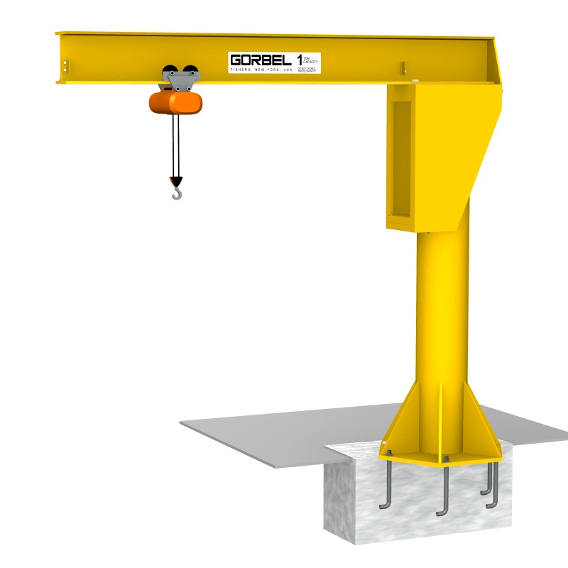 Free Standing Jib Cranes | Heavy-Duty Lifting, High-Productivity & 360 ...