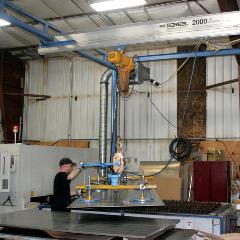 Bridge Cranes - Free Standing Work Station Bridge Crane | Gorbel