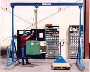 Adjustable Height Gantry Cranes | Gorbel