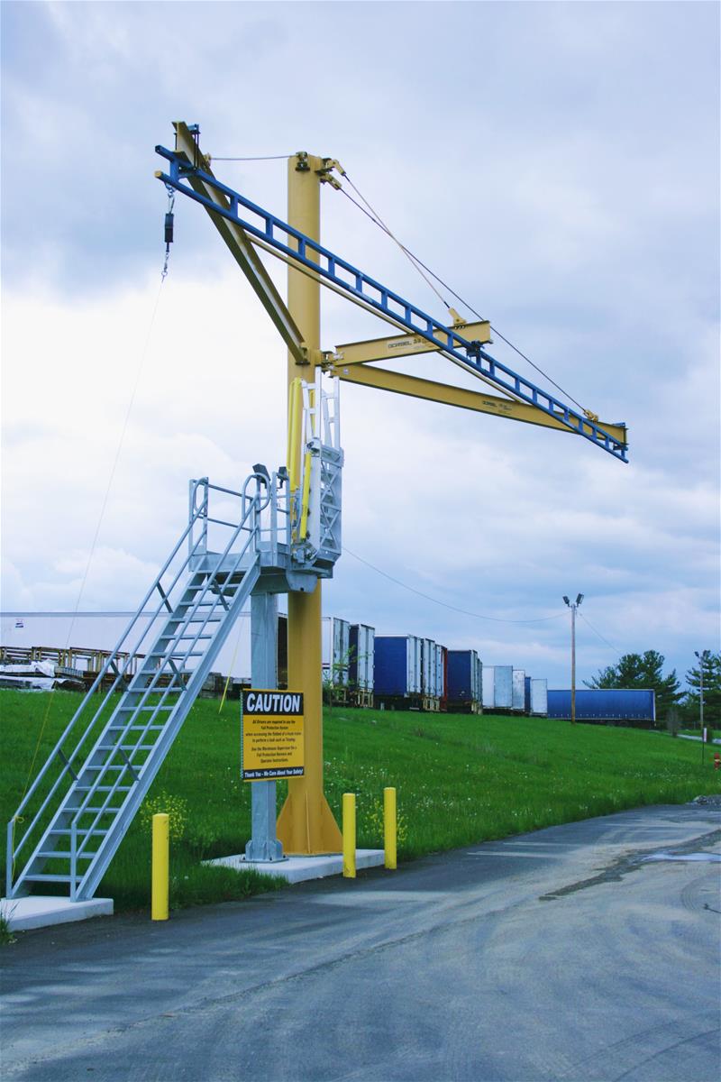 Single Pole Fall Protection System